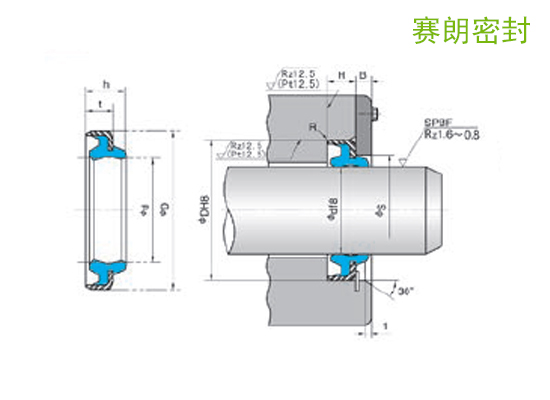 NOK-DKBI型防塵密封件_鐵殼防塵圈